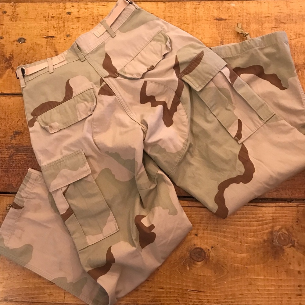 Combat Camo Cargo Trousers
